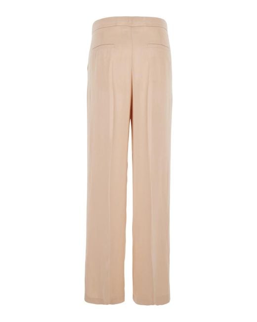 Jucca Natural Relaxed Flat Front Pants