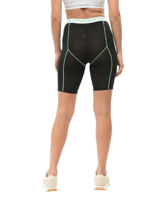 DSquared² Black Cotton Solid Activewear