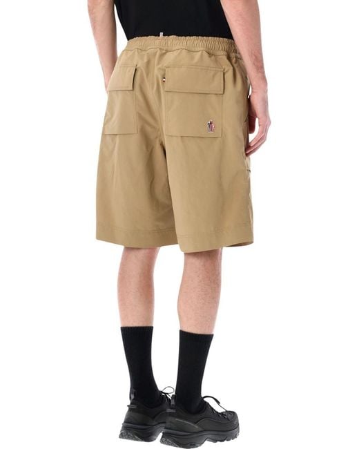 Moncler Natural Technical Shorts for men