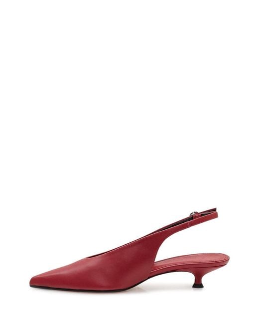 Aeyde Red Camilla Pumps