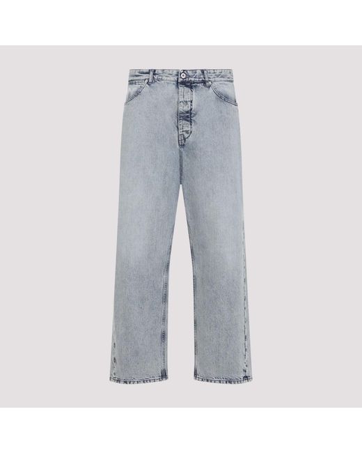 Jil Sander Gray Light Straight Jeans for men