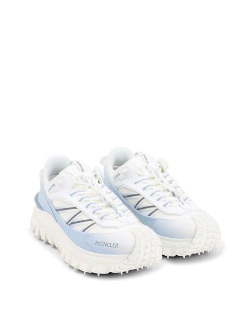 Moncler White Drawstring Sneakers for men