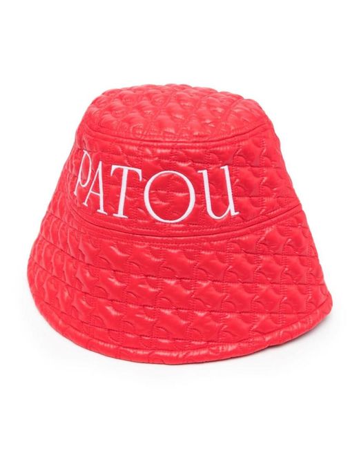 Patou Embroidered-Logo Bucket Hat
