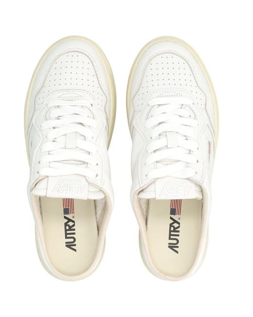 Autry White Logo Collection Sneakers