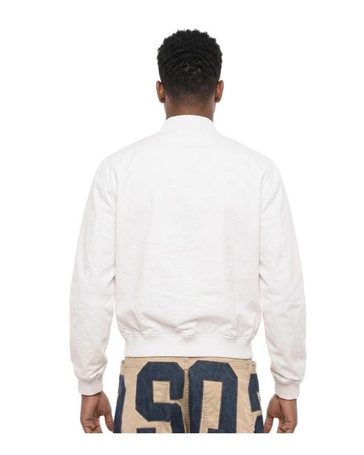 DSquared² White Regular Bomber Jacket for men