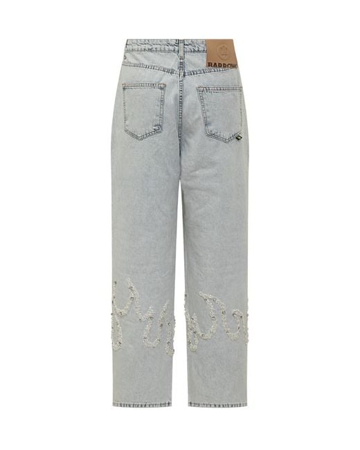 Barrow Gray Straight Jeans for men