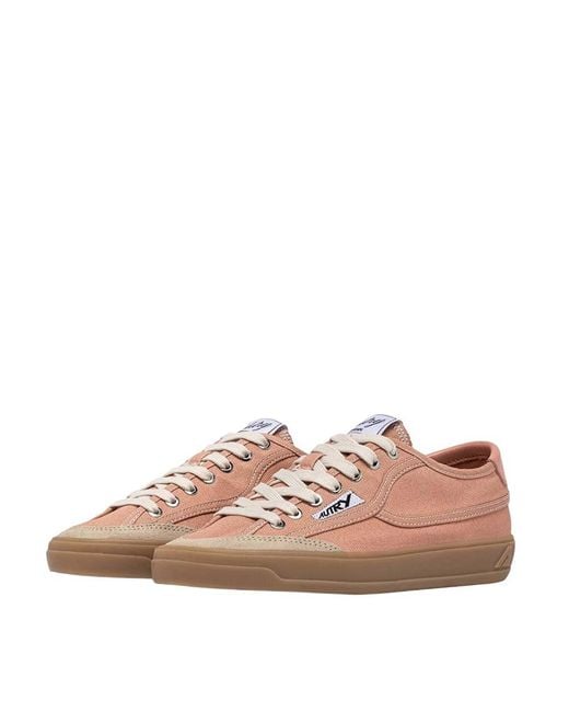 Autry Pink Solid Windscape Sneakers