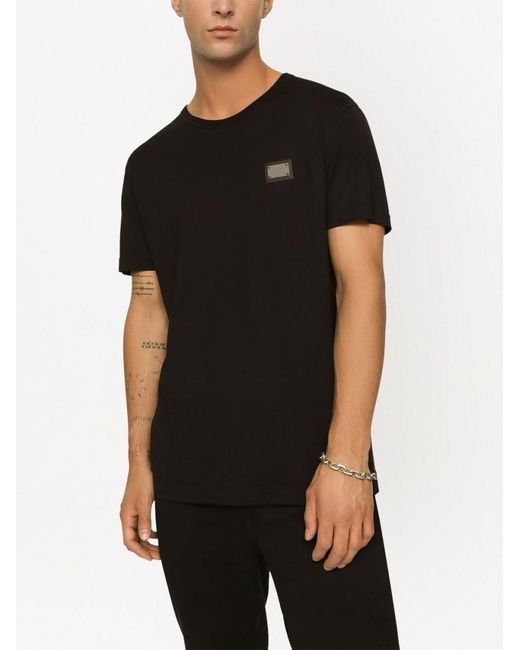 Dolce & Gabbana Black Dg Essential T-Shirt for men