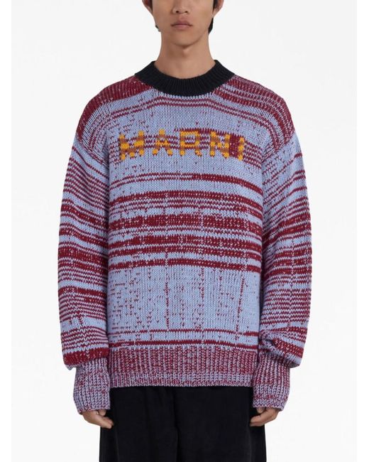 Marni Red Logo Sweater for men