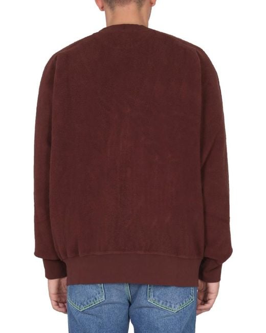 MSGM Red V Neck Cardigans for men