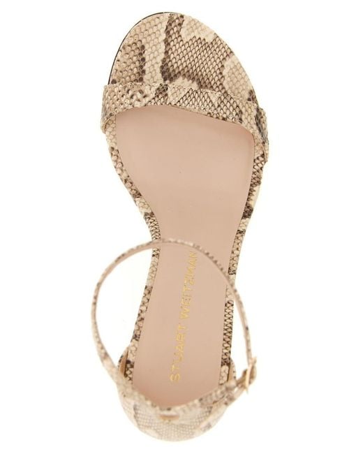 Stuart Weitzman Natural Round Toe Type Pump