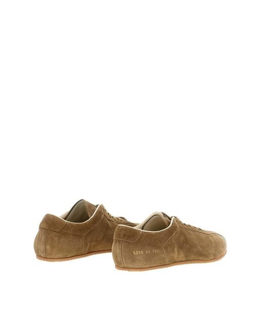 Common Projects Brown Solid Sneakers for men