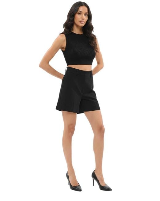 Balmain Black Solid Shorts