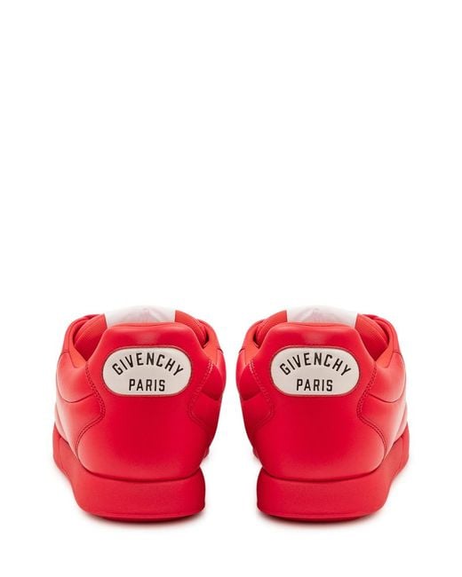 Givenchy Red Solid Yard Sneakers for men