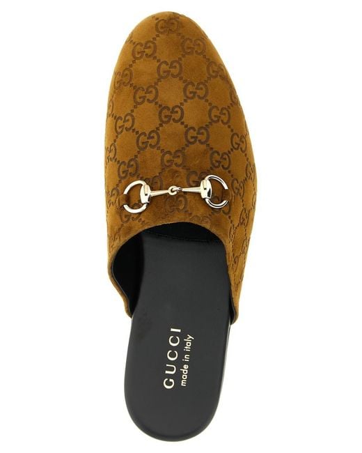 Gucci Brown Suede Sandals for men