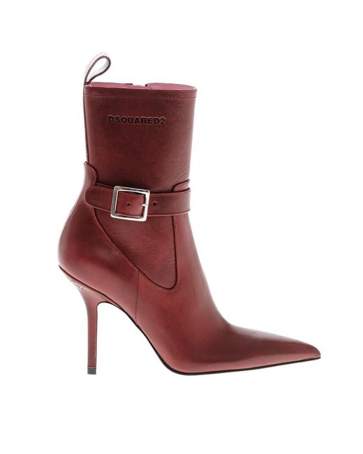 DSquared² Red Logo Boots