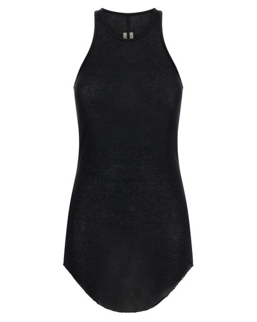 Rick Owens Black Basic Rib Tank