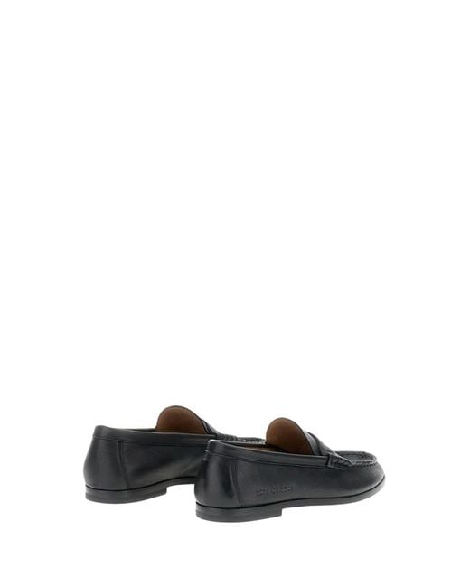 Common Projects Black Solid Penny Loafers for men