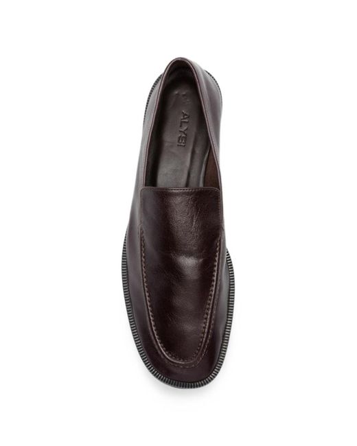 Alysi White Solid Loafers