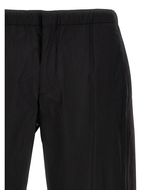 Prada Black Silk Blend Pants for men
