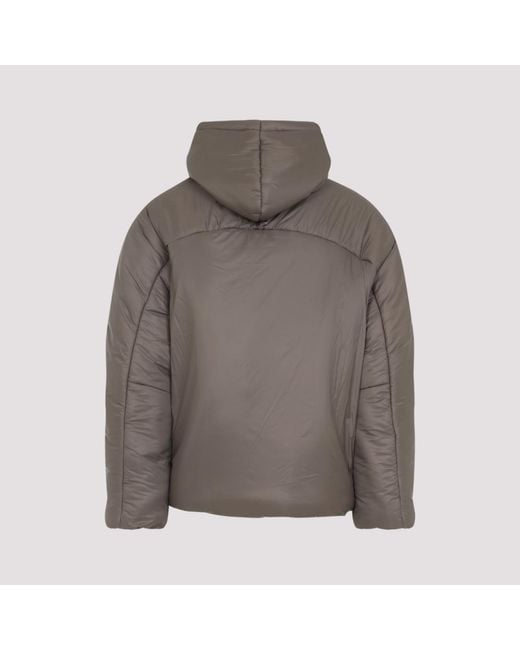 Mordecai Gray Hooded Puffer Jacket for men
