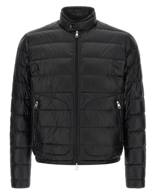 Moncler Black Quilted Jacket for men