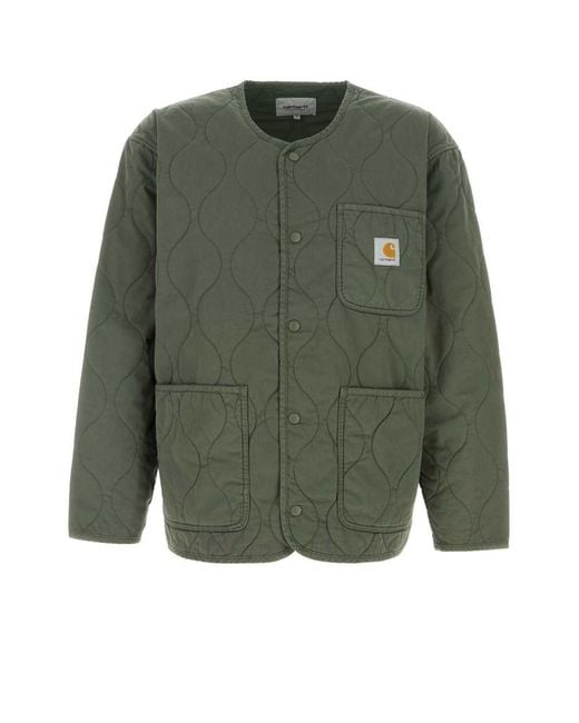 Carhartt Green Round Neck Jacket for men