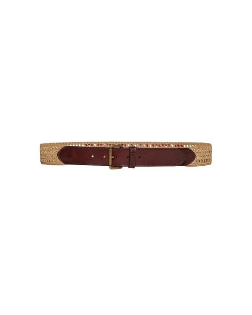 DSquared² Red Knitted Logo Belt