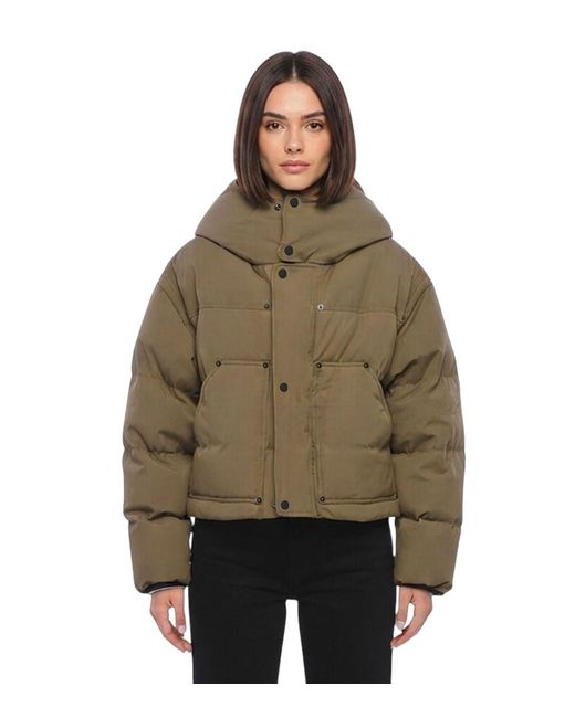 DSquared² Brown Solid Hood Jacket