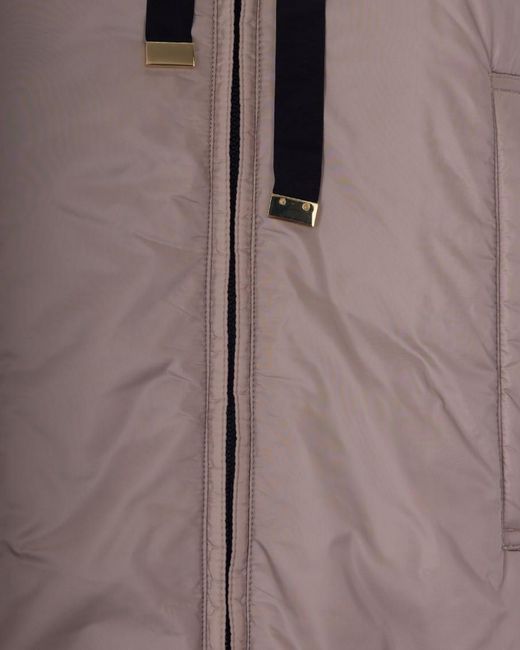 Max Mara Brown Solid Hood Jacket