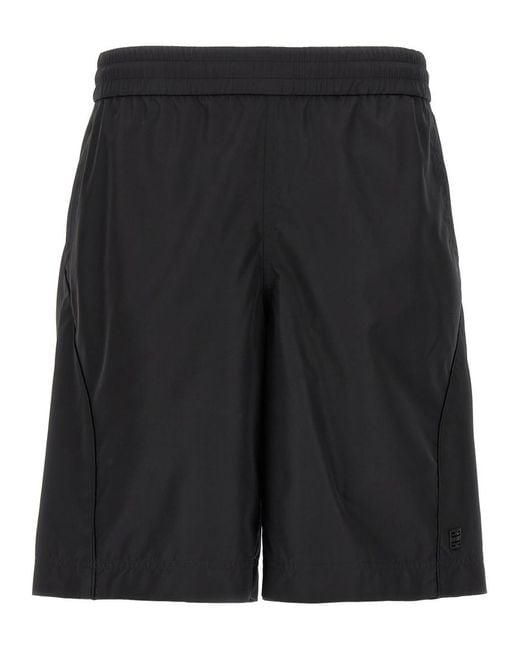 Givenchy Black Track Shorts for men