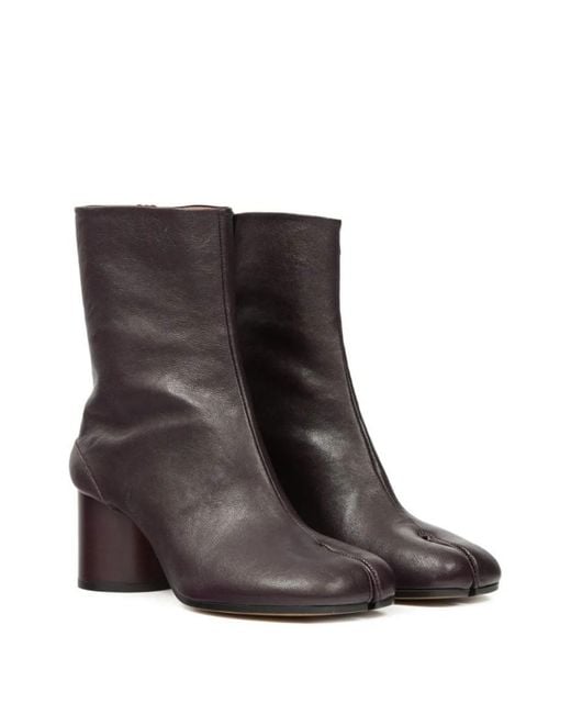 Maison Margiela Brown Solid Tabi Boots