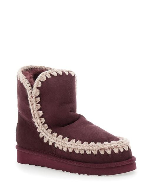 Mou Purple Eskimo Boots