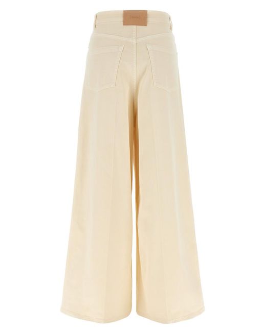 Nude Natural Wide Leg Jeans