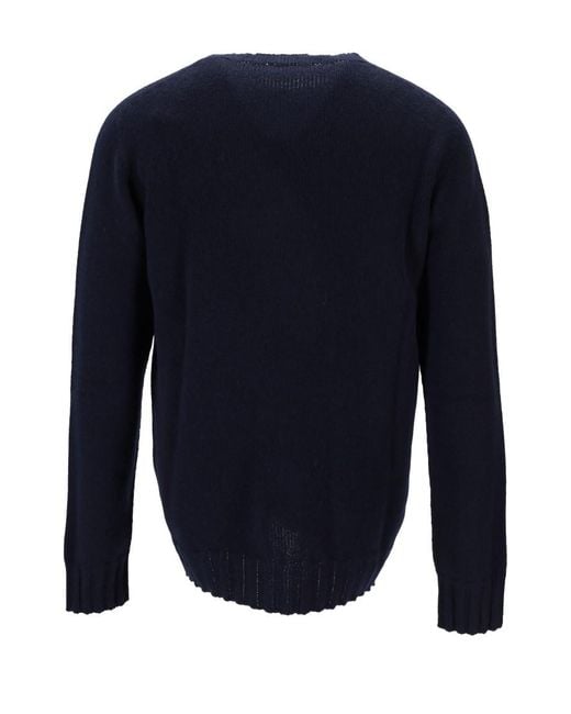 LA ROSE Blue Regular Sweaters for men