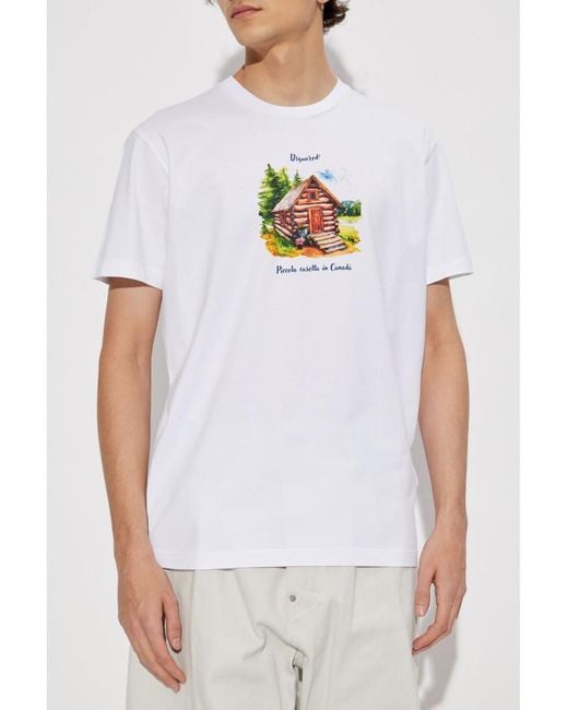 DSquared² White Piccola Casetta for men