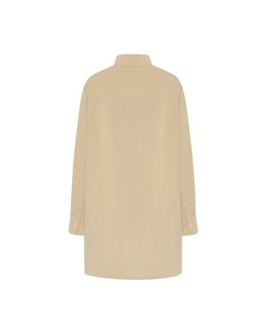 The Row Natural Oversized Solid Shirt