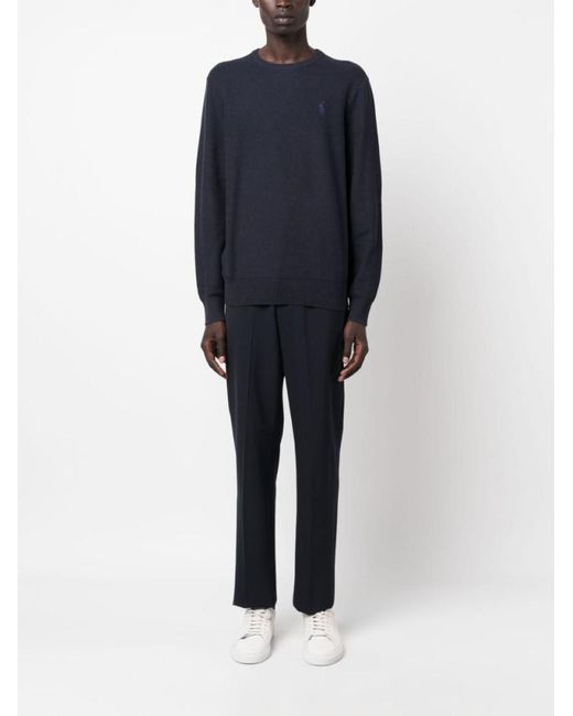 Polo Ralph Lauren Blue Classic Knit Sweater For for men