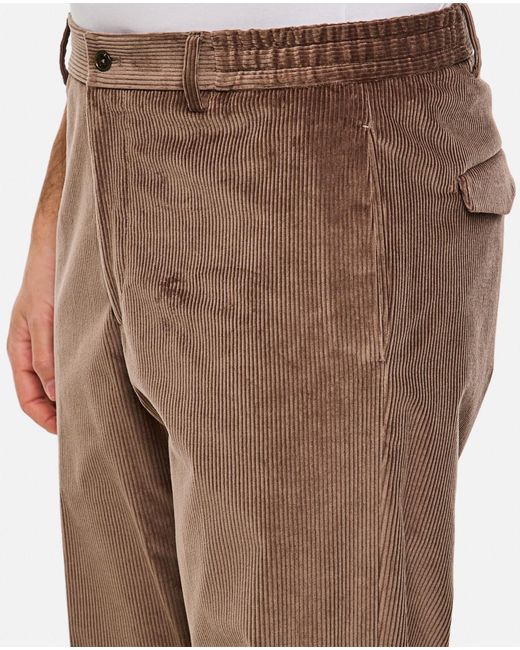 Tagliatore Brown Straight Trouser for men