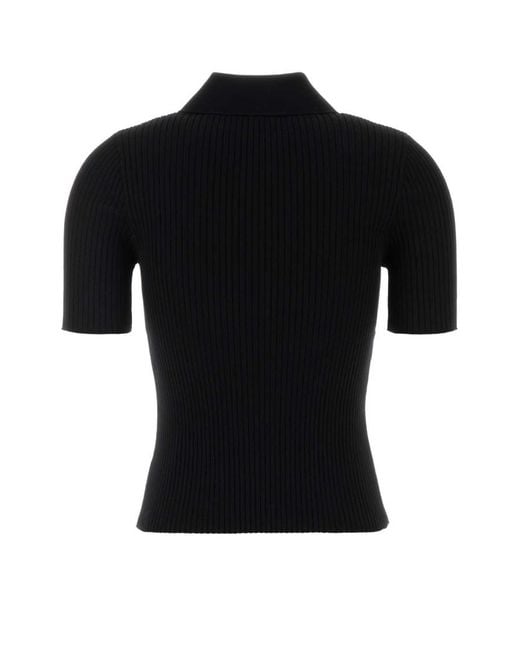 Courreges Black Polo
