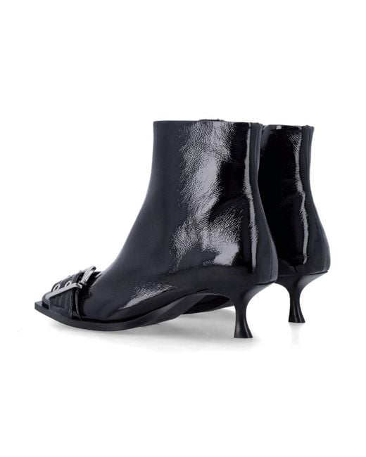 Ganni Black Zip Boots