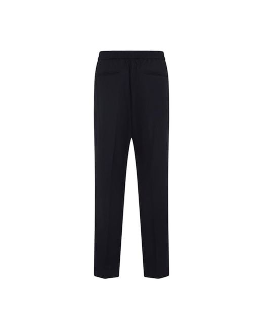 Paul Smith Blue Dark Flat Front Pants for men