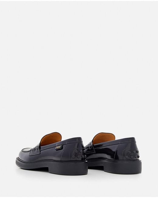 Tod's White Leather Loafer