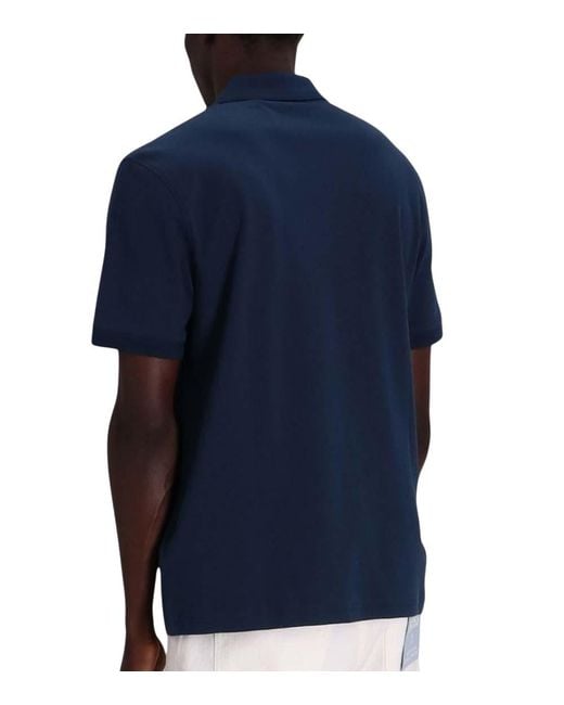 Boss Blue Solid None Polo for men