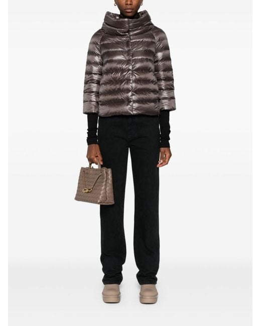 Herno Brown Sofia Short Down Jacket