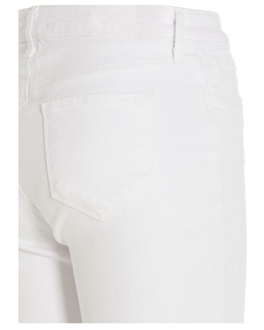L'Agence White Flared Jeans