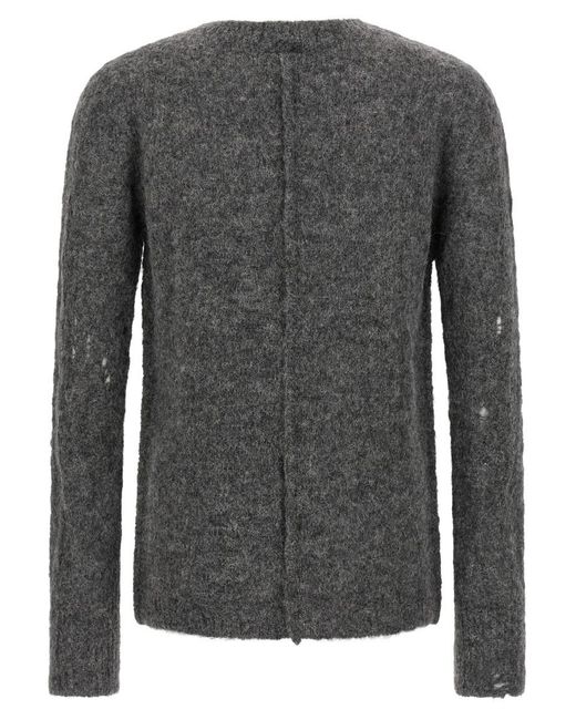 Thom Krom Gray Wool Sweater for men