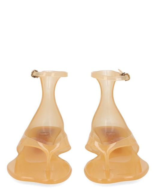 Chloé Natural Solid Jelly Sandals