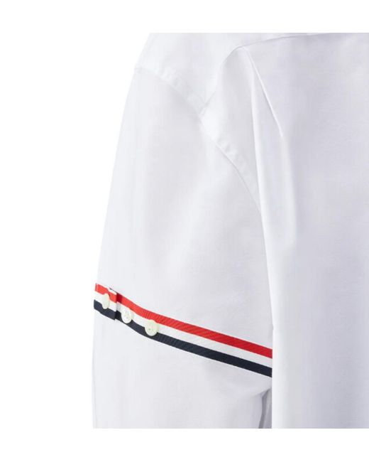 Thom Browne White Oversized Solid Shirt