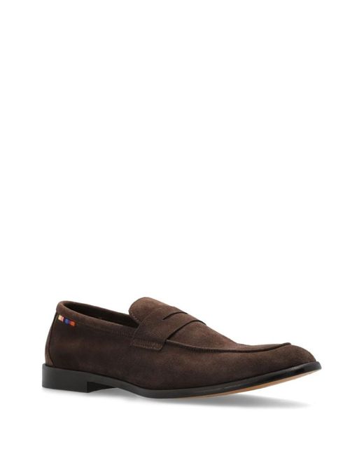 Paul Smith Brown Suede Loafers for men